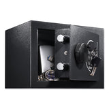 Sentry® Safe Electronic Security Safe, 0.14 cu ft, 9w x 6.6d x 6.6h, Black (SENX014E) Each