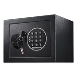 Sentry® Safe Electronic Security Safe, 0.14 cu ft, 9w x 6.6d x 6.6h, Black (SENX014E) Each