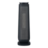 Alera® Ceramic Heater Tower with Remote Control, 1,500 W, 7.17 x 7.17 x 22.95, Black (ALEHECT24) Each
