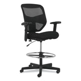 HON® Prominent High-Back Task Stool, Supports Up to 250 lb, 21" to 28.1" Seat Height, Black (HONVL539MM10) Each