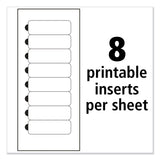 The Mighty Badge® The Mighty Badge Name Badge Holder Kit, Horizontal, 3 x 1, Inkjet, Silver, 4 Holders/32 Inserts (AVE71201) Pack of 4