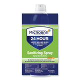 Microban Professional 24 Hour Disinfectant Aerosol Sanitizing Spray, 15 oz. Spray Bottle, 6/Case (PGC30130CT) Case of 6