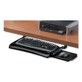 Fellowes® Office Suites Underdesk Keyboard Drawer, 20.13w x 7.75d, Black (FEL9140303) Each