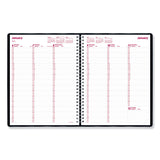 Brownline® Essential Collection Weekly Appointment Book in Columnar Format, 11 x 8.5, Black Cover, 12-Month (Jan to Dec): 2026 (REDCB950BLK) Each