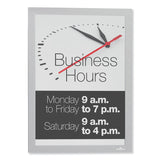 Durable® DURAFRAME SUN Sign Holder, 11 x 17, Silver Frame, 2/Pack (DBL400123) Pack of 2