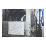 Durable® DURAFRAME Magnetic Plus Sign Holder, 8.5 x 11, Silver Frame, 2/Pack (DBL400423) Pack of 2