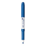 BIC® Intensity Low Odor Fine Point Dry Erase Marker, Fine Bullet Tip, Blue, Dozen (BICGDE11BE) Box of 12
