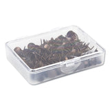 U Brands Fashion Metal Thumbtacks, Metal, Brass, 0.38", 200/Pack (UBR3092U0624) Pack of 200