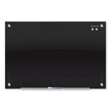 Quartet® Infinity Glass Marker Board, 96 x 48, Black Surface (QRTG9648B)