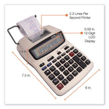 Victor® 1208-2 Two-Color Compact Printing Calculator, Black/Red Print, 2.3 Lines/Sec (VCT12082) Each
