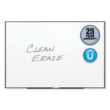 Quartet® Fusion Nano-Clean Magnetic Whiteboard, 48 x 36, White Surface, Black Aluminum Frame (QRTNA4836FB) Each
