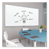 Quartet® Fusion Nano-Clean Magnetic Whiteboard, 48 x 36, White Surface, Silver Aluminum Frame (QRTNA4836F) Each