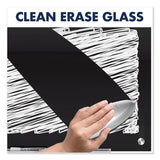 Quartet® Infinity Glass Marker Board, 36 x 24, Black Surface (QRTG3624B) Each