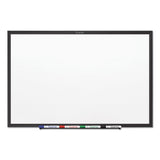 Quartet® Classic Series Nano-Clean Dry Erase Board, 48 x 36, White Surface, Black Aluminum Frame (QRTSM534B) Each