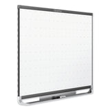 Quartet® Prestige 2 Magnetic Total Erase Whiteboard, 48 x 36, White Surface, Graphite Fiberboard/Plastic Frame (QRTTEM544G) Each