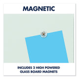 Quartet® Element Framed Magnetic Glass Dry-Erase Boards, 74 x 42, White Surface, Silver Aluminum Frame (QRTG7442E) Each