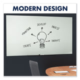 Quartet® InvisaMount Magnetic Glass Marker Board, 85 x 48, White Surface (QRTG8548IMW) Each