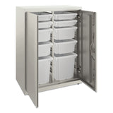 HON® Flagship Storage Cabinet with 4 Small, 4 Medium and 2 Large Bins, 30w x 18d x 39.13h, Loft (HONSC183930LGLO) Each