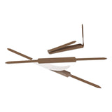 ACCO Premium Self-Adhesive Two-Prong Paper Fastener Bases, 2" Capacity, 2.75" Center to Center, Brown, 100/Box (ACC70021) Box of 100 Fasteners