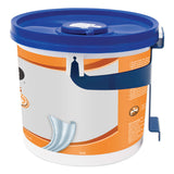 GOJO® FAST TOWELS Hand Cleaning Towels, 7.75 x 11, Fresh Citrus, Blue, 130/Bucket, 4 Buckets/Carton (GOJ6298) Case of 4
