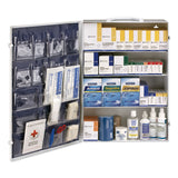 First Aid Only™ ANSI Class B+ 4 Shelf First Aid Station with Medications, 1,461 Pieces, Metal Case (FAO90576) 1 Kit
