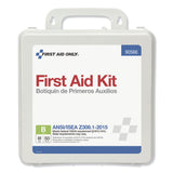 First Aid Only™ Bulk ANSI 2015 Compliant Class B Type III First Aid Kit for 50 People, 199 Pieces, Plastic Case (FAO90566) Each