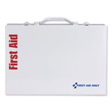 First Aid Only™ ANSI 2015 Class B+ Type I and II Industrial First Aid Kit for 75 People, 446 Pieces, Metal Case (FAO90573) Each