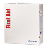 First Aid Only™ ANSI 2015 Class A+ Type I and II Industrial First Aid Kit 100 People, 676 Pieces, Metal Case (FAO90575) Each