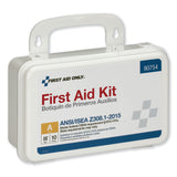 First Aid Only™ ANSI Class A 10 Person First Aid Kit, 71 Pieces, Plastic Case (FAO90754) 1 Kit