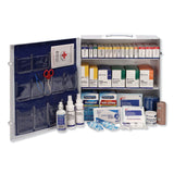 First Aid Only™ ANSI 2015 Class A+ Type I and II Industrial First Aid Kit 100 People, 676 Pieces, Metal Case (FAO90575) Each