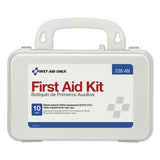 First Aid Only™ ANSI-Compliant First Aid Kit, 64 Pieces, Plastic Case (FAO238AN) 1 Kit