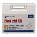 First Aid Only™ ANSI 2015 Compliant Class A Type I and II First Aid Kit for 25 People, 89 Pieces, Plastic Case (FAO90588) Each