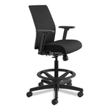 HON® Ignition 2.0 Ilira-Stretch Mesh Back Task Stool, Supports Up to 300 lb, 23" to 32" Seat Height, Black (HONI2S1AMBLC10T) Each