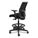 HON® Ignition 2.0 Ilira-Stretch Mesh Back Task Stool, Supports Up to 300 lb, 23" to 32" Seat Height, Black (HONI2S1AMBLC10T) Each