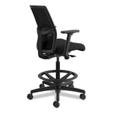 HON® Ignition 2.0 Ilira-Stretch Mesh Back Task Stool, Supports Up to 300 lb, 23" to 32" Seat Height, Black (HONI2S1AMBLC10T) Each