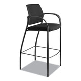 HON® Ignition 2.0 Ilira-Stretch Mesh Back Cafe Height Stool, Supports Up to 300 lb, 31" High Seat, Black Seat/Back, Black Base (HONIC108IMCU10) Each