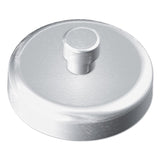 Kantek Mounting Magnets for Glove and Towel Dispensers, White/Silver, 1.5" Diameter, 4/Pack (KTKAHM001) Set of 12
