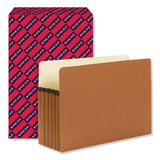 Smead™ Redrope Drop Front File Pockets, 5.25" Expansion, Legal Size, Redrope, 50/Box (SMD74810) Pack of 50