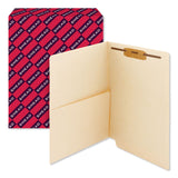 Smead™ Heavyweight End Tab Fastener Folders, Interior Front-Cover Pocket, 0.75" Expansion, 1 Fastener, Letter Size, Manila, 50/Box (SMD34100) Box of 50