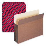 Smead™ Redrope Drop Front File Pockets, 3.5" Expansion, Letter Size, Redrope, 25/Box (SMD73224) Pack of 25