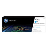 HP HP 414X, (W2021X) High-Yield Cyan Original LaserJet Toner Cartridge (HEWW2021X) Each