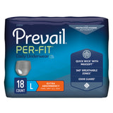 Prevail® Per-Fit® Male Adult Absorbent Underwear Pull On with Tear Away Seams Large Disposable Heavy Absorbency (881920_CS) 72/CS