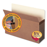 Smead™ Redrope Drop Front File Pockets, 5.25" Expansion, Legal Size, Redrope, 50/Box (SMD74810) Pack of 50