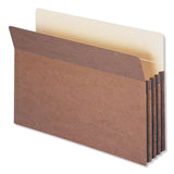 Smead™ Redrope Drop Front File Pockets, 3.5" Expansion, Legal Size, Redrope, 25/Box (SMD74224) Pack of 25
