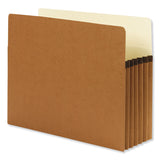 Smead™ Redrope Drop Front File Pockets, 5.25" Expansion, Letter Size, Redrope, 10/Box (SMD73234) Pack of 10
