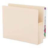 Smead™ Manila End Tab File Pockets, 3.5" Expansion, Letter Size, Manila, 25/Box (SMD75124) Pack of 25