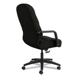 HON® Pillow-Soft 2090 Series Executive High-Back Swivel/Tilt Chair, Supports Up to 300 lb, 16.75" to 21.25" Seat Height, Black (HON2091SR11T) Each