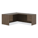 HON® 10500 Series "L" Workstation Left Pedestal Desk with 3/4 Height Pedestal, 66" x 30" x 29.5", Pinnacle (HON10584LPINC) Each