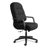 HON® Pillow-Soft 2090 Series Executive High-Back Swivel/Tilt Chair, Supports Up to 300 lb, 17" to 21" Seat Height, Black (HON2091CU10T) Each