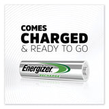 Energizer® NiMH Rechargeable AA Batteries, 1.2 V, 4/Pack (EVENH15BP4) Pack of 4